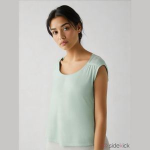 AMERICAN EAGLE OUTFITTERS 𝅺American Eagle Brand Envelope Slit Open Back Tee S